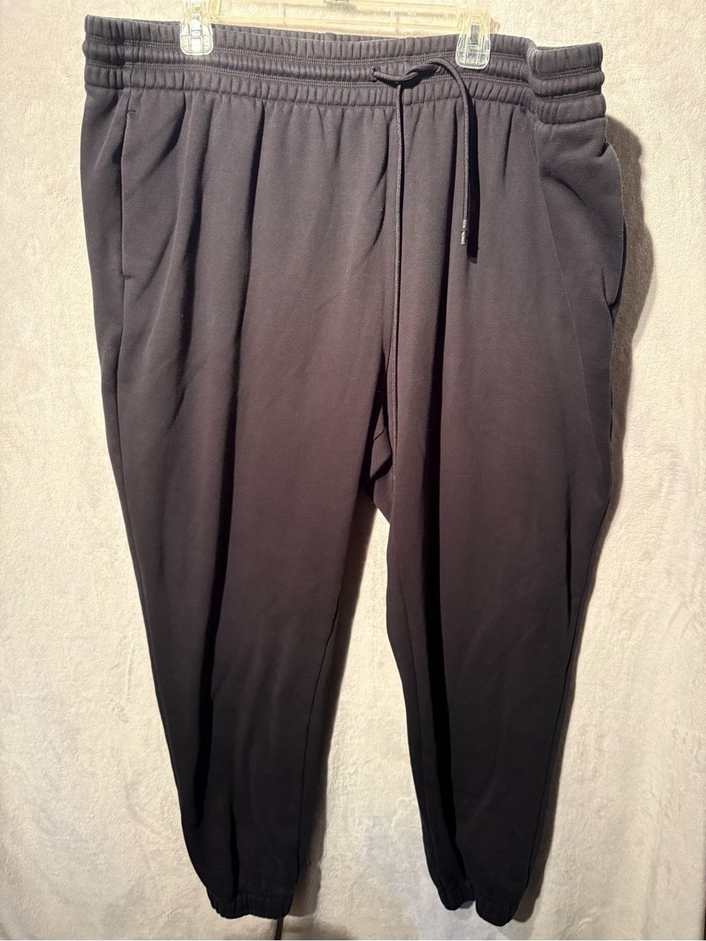 Black Jogger Pants with Drawstring Waist